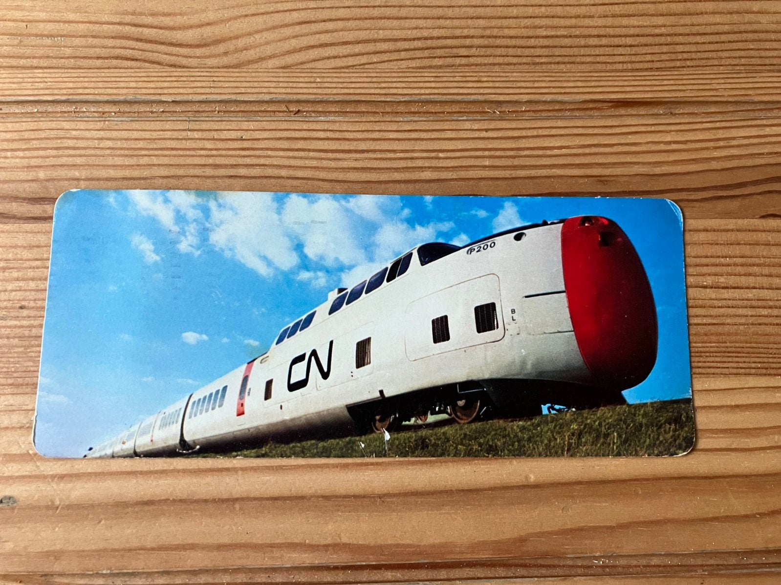 Ansichtkaart CN hoge snelheidstrein canada, Ophalen of Verzenden, Trein, Kaart of Prent