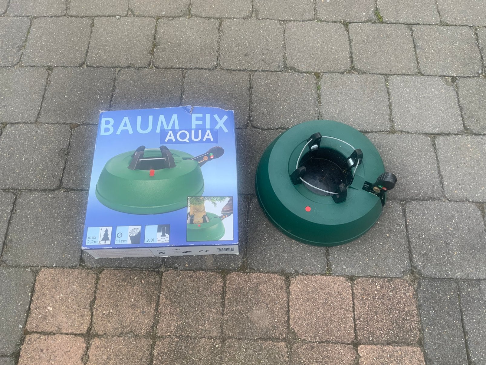 Baum fix aqua kerstboomhouder, Diversen, Ophalen of Verzenden, Zo goed als nieuw