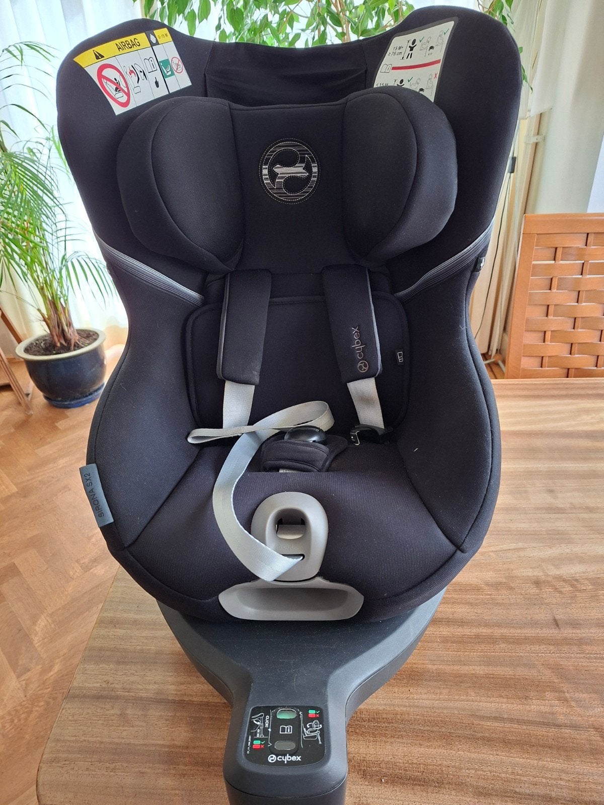 Cybex Sirona S i-Size autostoel - Zwart, 0 t/m 18 kg, Verstelbare rugleuning, Zo goed als nieuw, Isofix