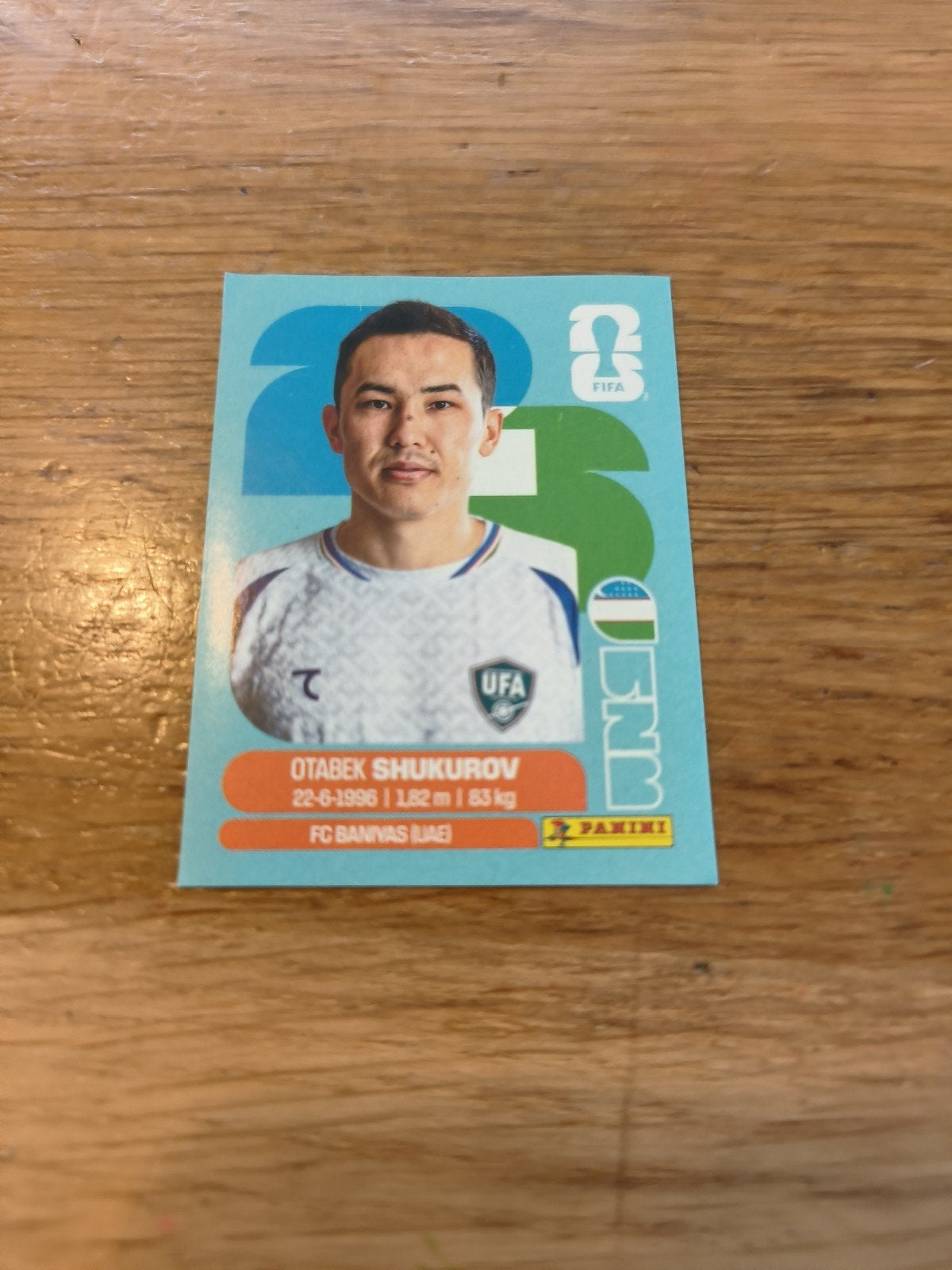 Panini FIFA 365 2026 Otabek Shukurov Spelerskaart, Verzamelen, Sportartikelen en Voetbal, Ophalen of Verzenden, Nieuw, Buitenlandse clubs