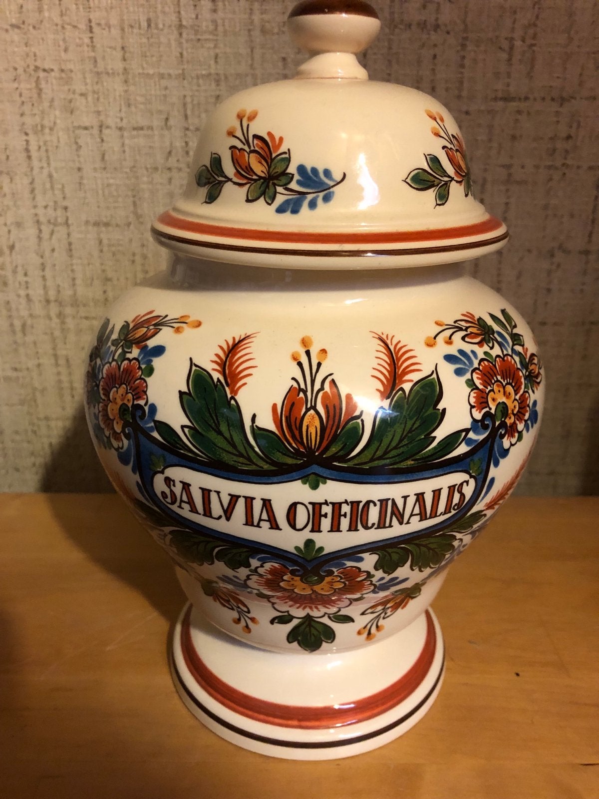Vintage Zenith Gouda Apothekerspot Salvia Officinalis, Ophalen of Verzenden