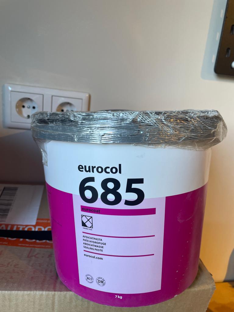 Eurocol 685 Eurocoat Afdichtpasta - 7 kg, Ophalen, Nieuw