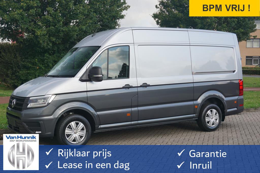 Volkswagen Crafter 35 177PK L3H3 AUT BPM VRIJ! Navi, Cam, AC, Auto's, Gebruikt, 4 cilinders, Volkswagen, 3000 kg