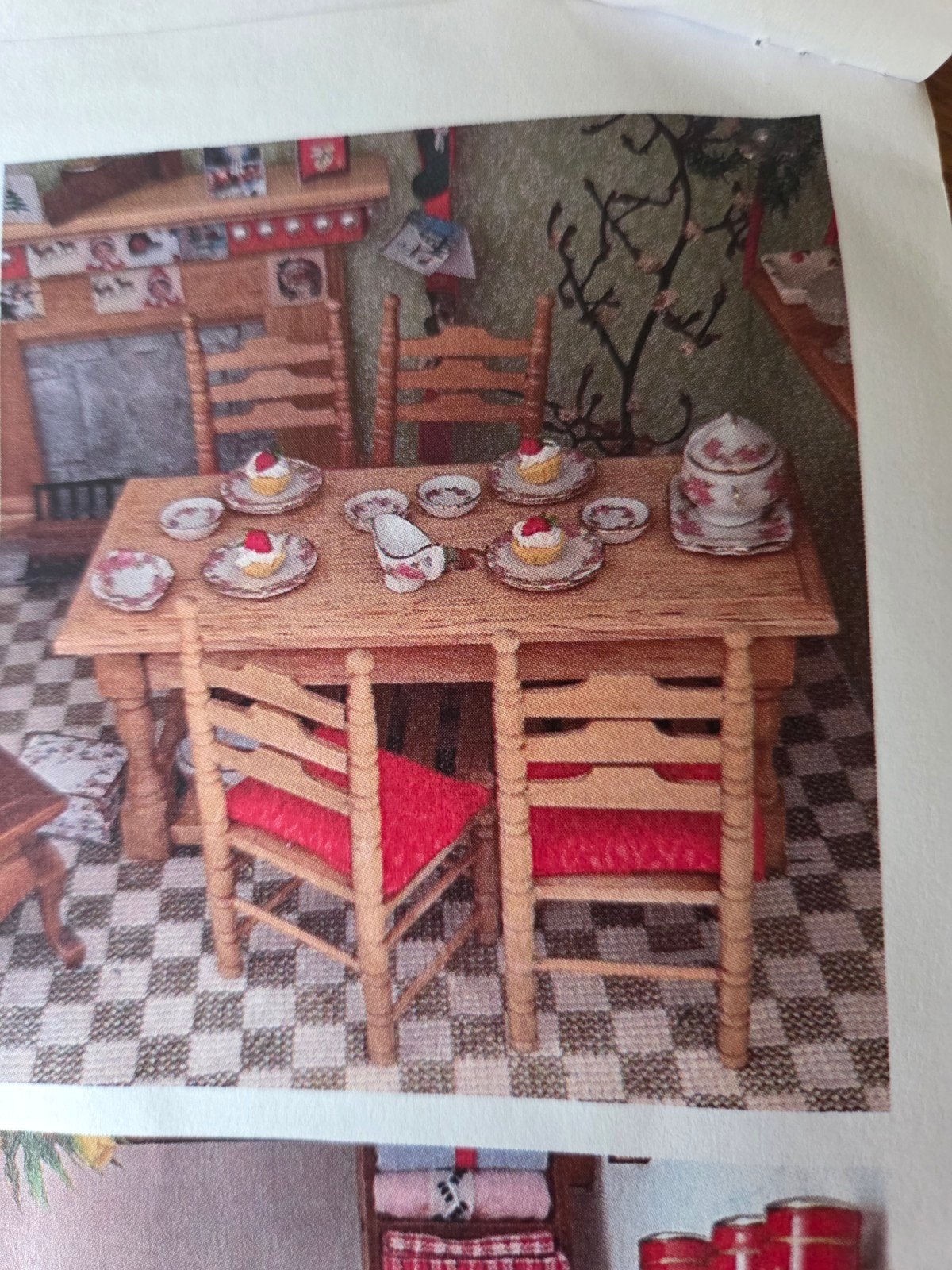 Miniatuur Poppenhuis Meubels en Accessoires, Ophalen, Gebruikt, Poppenhuis