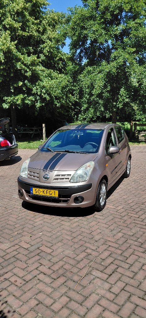 Nissan Pixo 1.0 50KW 5D 2009 Beige NIEUW APK/GROTE BEURT, Auto's, Voorwielaandrijving, Stof, 4 stoelen, Origineel Nederlands