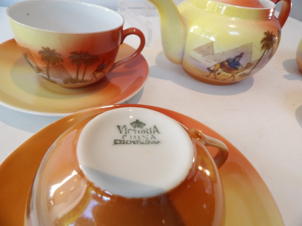 Foto 21 van Art Deco Thee/Koffie Servies Victoria Tsjechië
