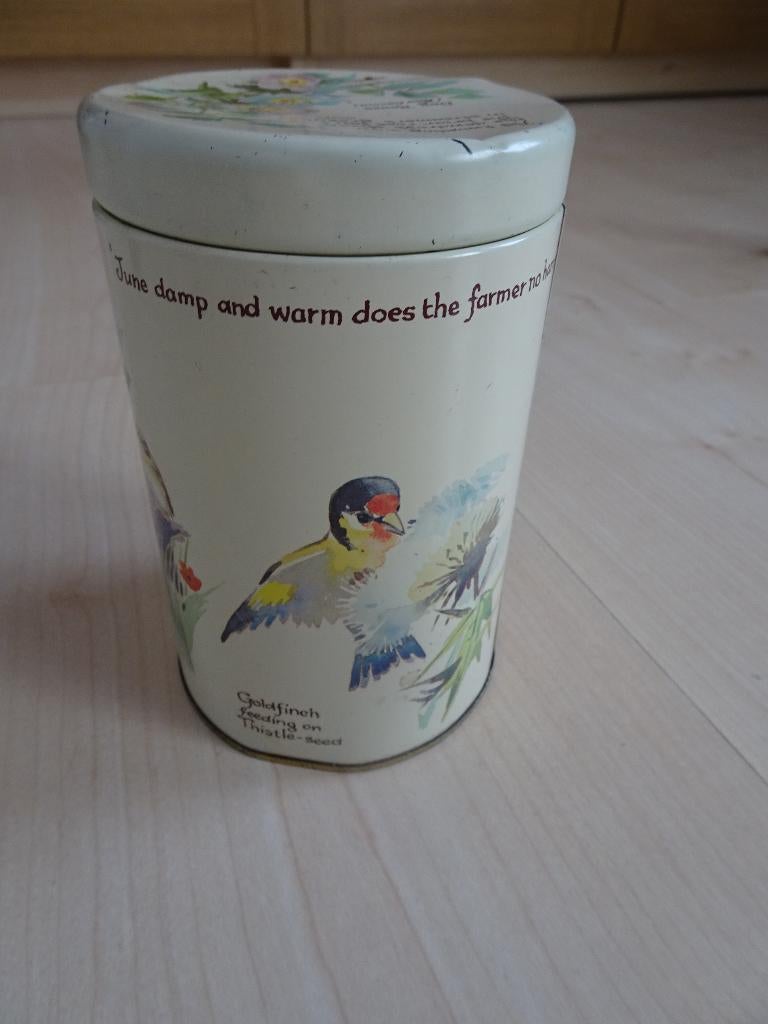 blikje webb & bower bewaarblik , paar kleine deukjes, Verzamelen, Ophalen of Verzenden, Gebruikt, Overige