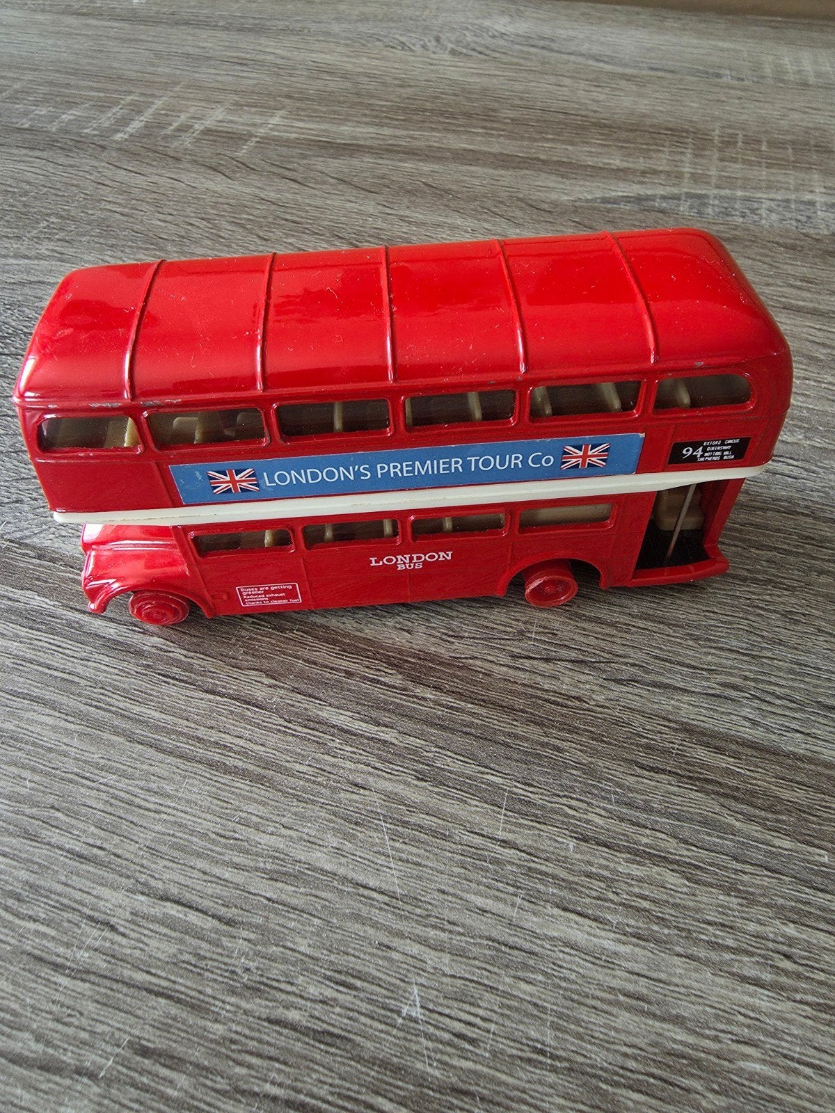 London dubbeldekker bus - mist rubberen bandjes, Ophalen of Verzenden, Gebruikt