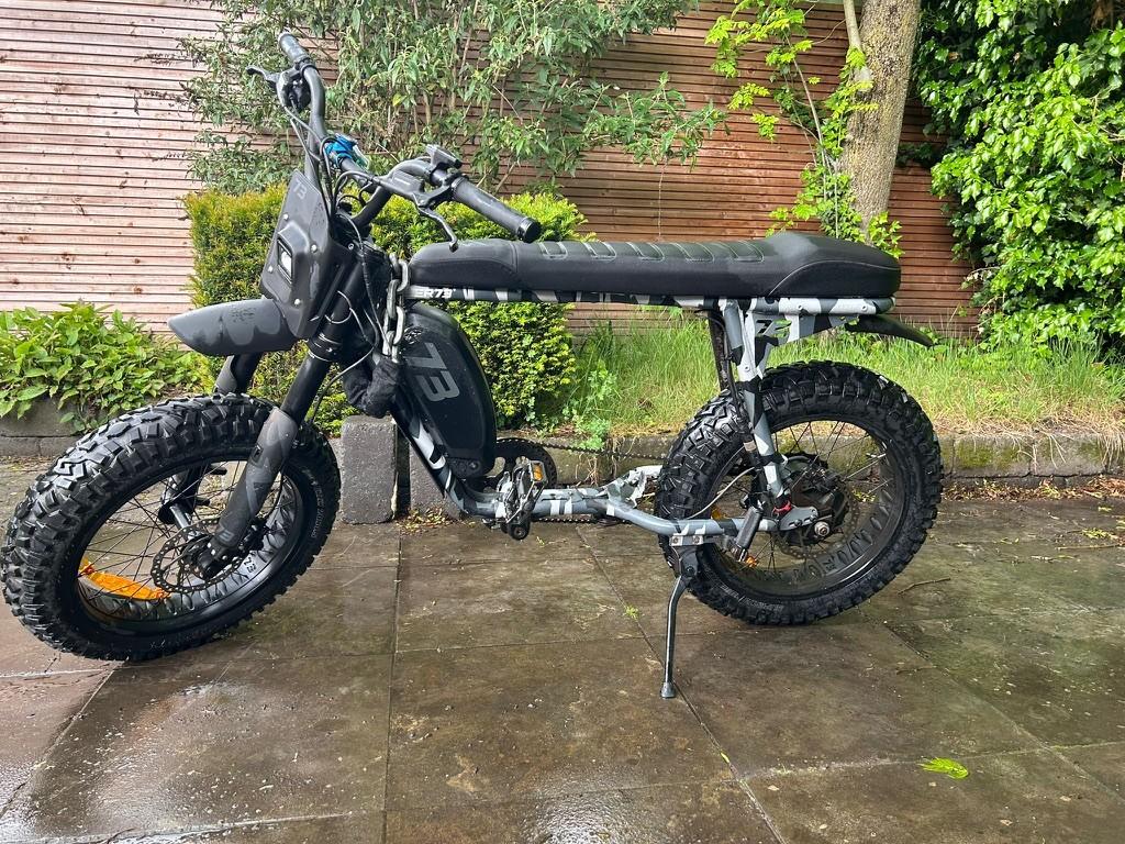 Super73 Adventure Series Blackout SE, Zo goed als nieuw, 59 cm of meer, 50 km per accu of meer, Ophalen