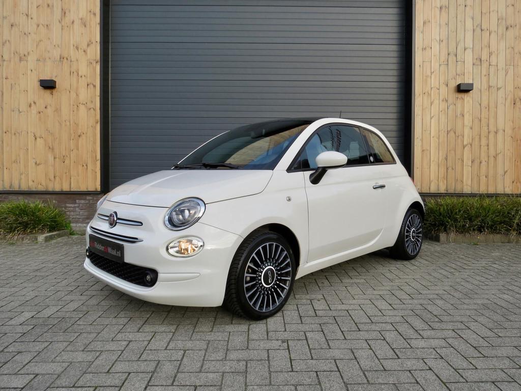 Fiat 500 1.0 Hybrid Launch Edition *Carplay *Cruise con, Voorwielaandrijving, Gebruikt, Zwart, 4 stoelen