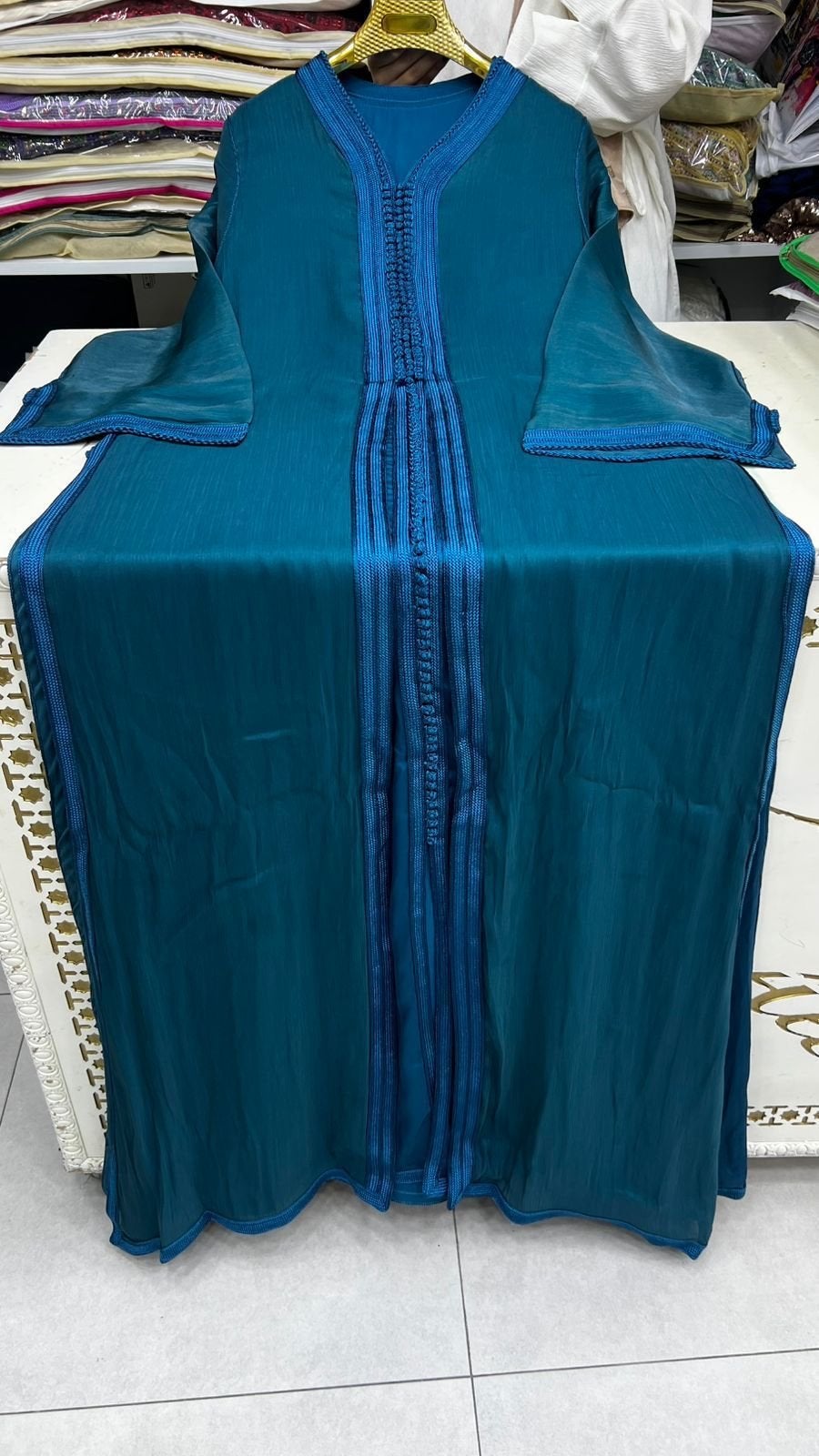 Marokkaanse Kaftan Takchita - Eenmaal Gedragen, Ophalen of Verzenden, Zo goed als nieuw, Maat 42/44 (L)