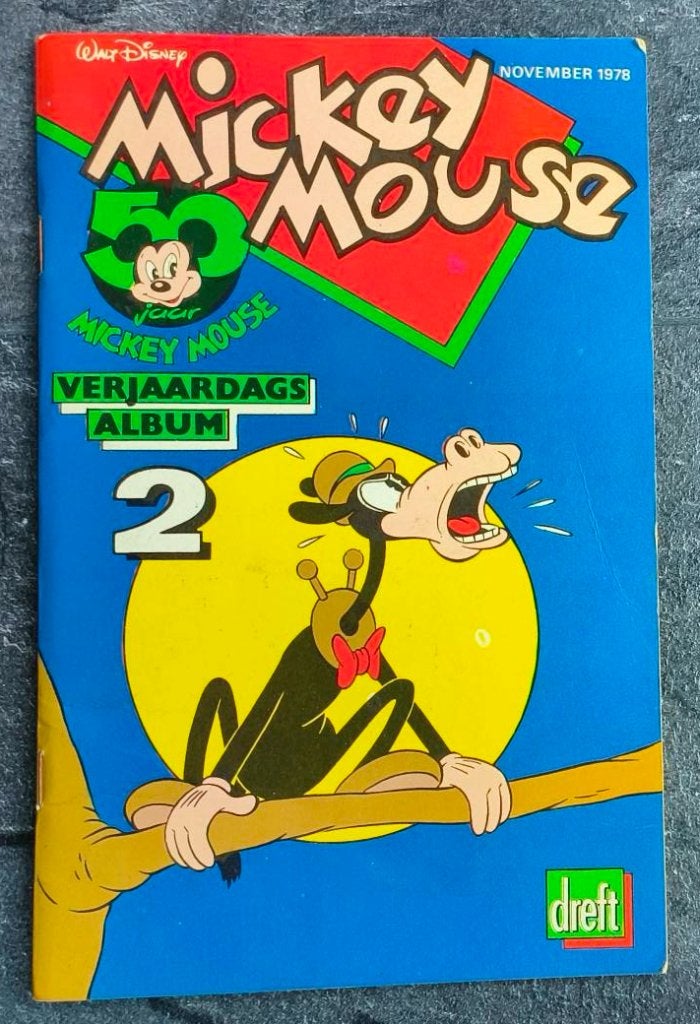 Mickey Mouse Verjaardagsalbum nr.2(Dreft)1978, Boeken, Walt Disney's, Eén stripboek, Nieuw, Ophalen of Verzenden