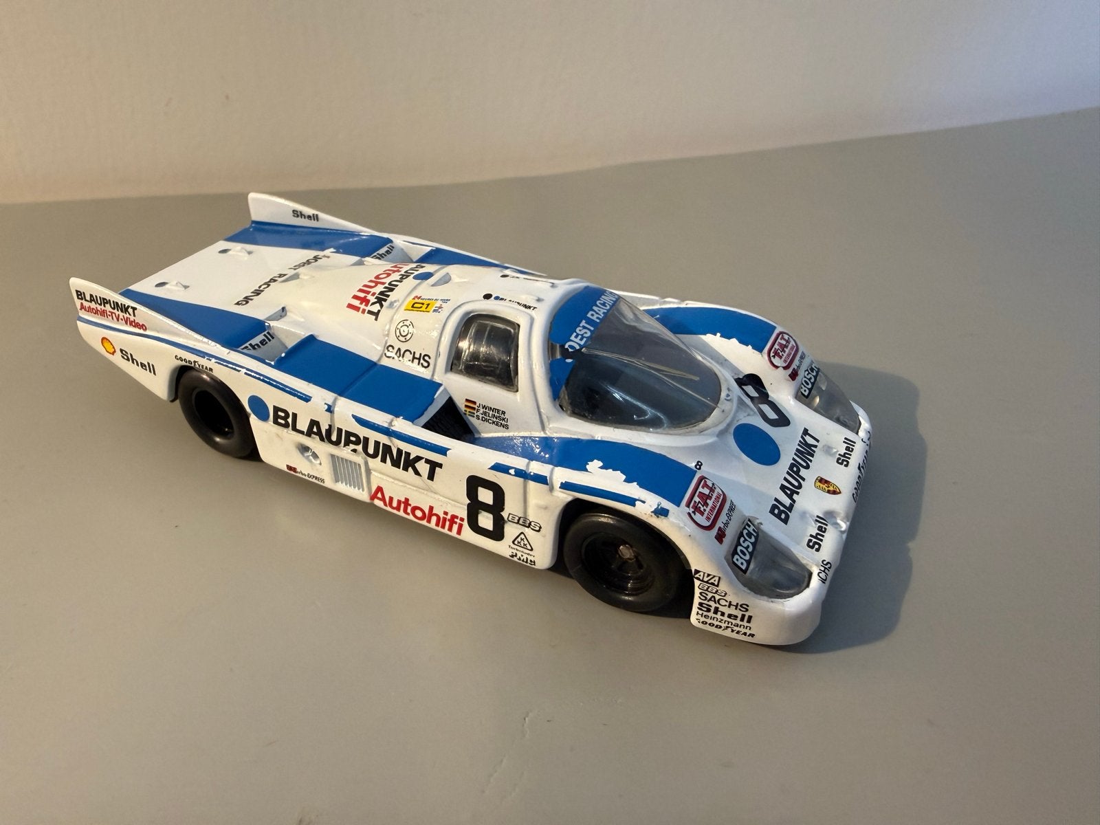 Onyx Porsche 962C Joest Racing Le Mans 1988 #8, Ophalen of Verzenden, Gebruikt, Auto, Overige merken