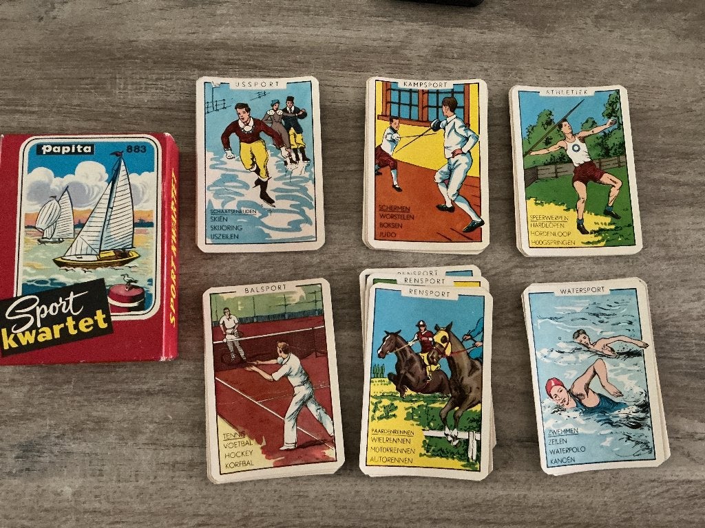 Kwartetspel Sport, Ophalen of Verzenden, Gebruikt, Kwartet(ten)
