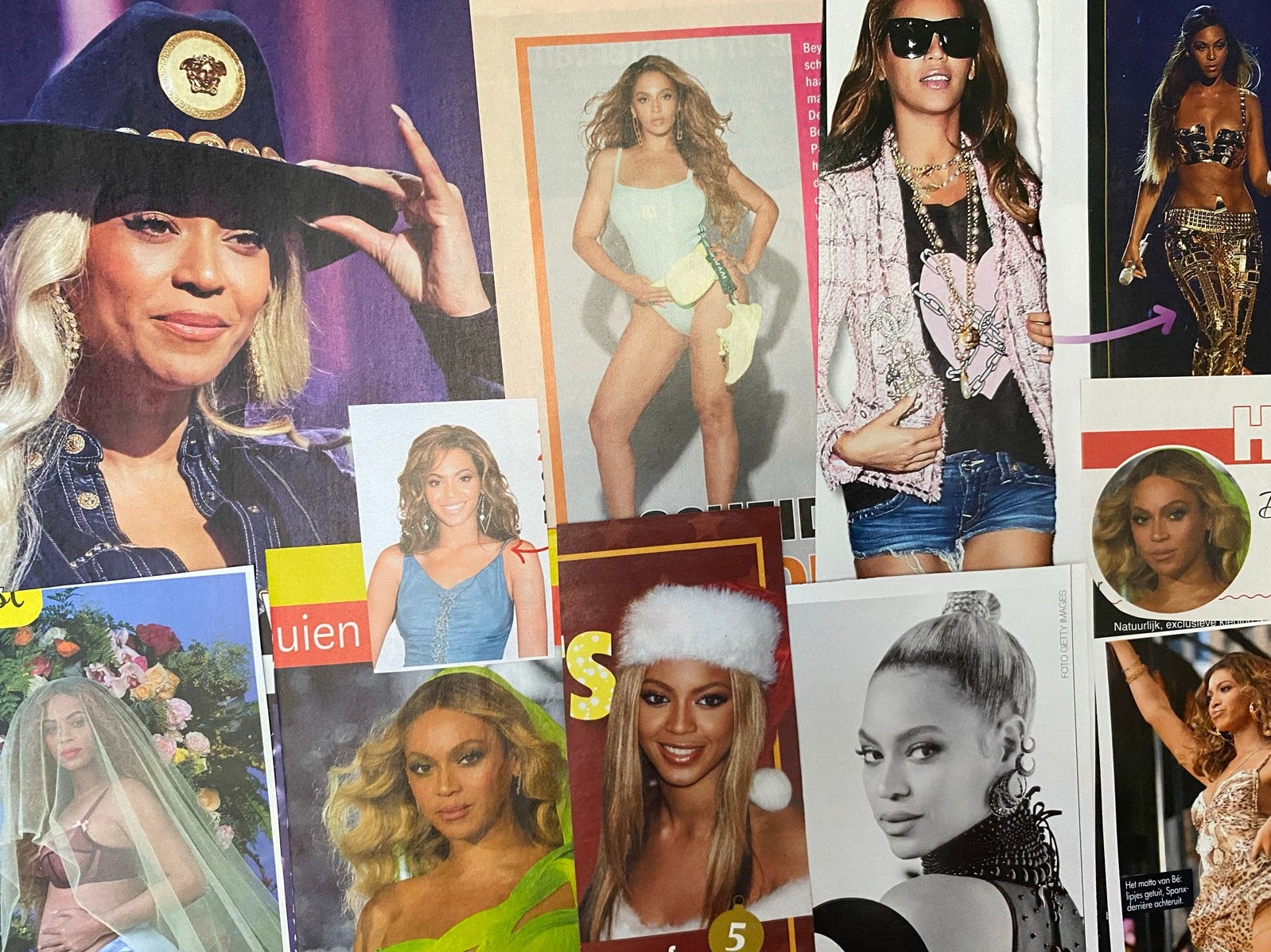 Beyoncé knipsels 100 knipsels afbeeldingen van de ster, Ophalen of Verzenden