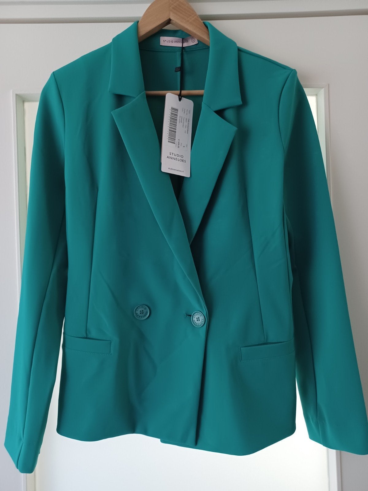Studio Anneloes Cally Blazer - smaragd - Maat S - Nieuw, Studio Anneloes, Nieuw, Ophalen of Verzenden, Jasje