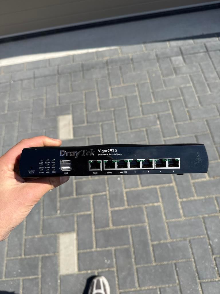 DrayTek Vigor2925 Dual-WAN Security Router, Ophalen of Verzenden, Zo goed als nieuw