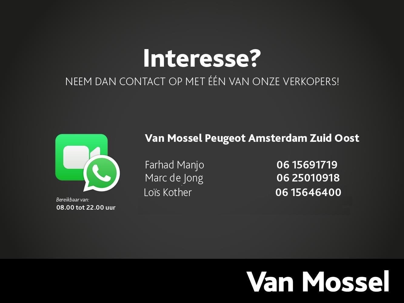 Peugeot e-2008 EV GT 50 kWh | AUTOMAAT, Auto's, 136 pk, Leder en Stof, Zwart, Origineel Nederlands