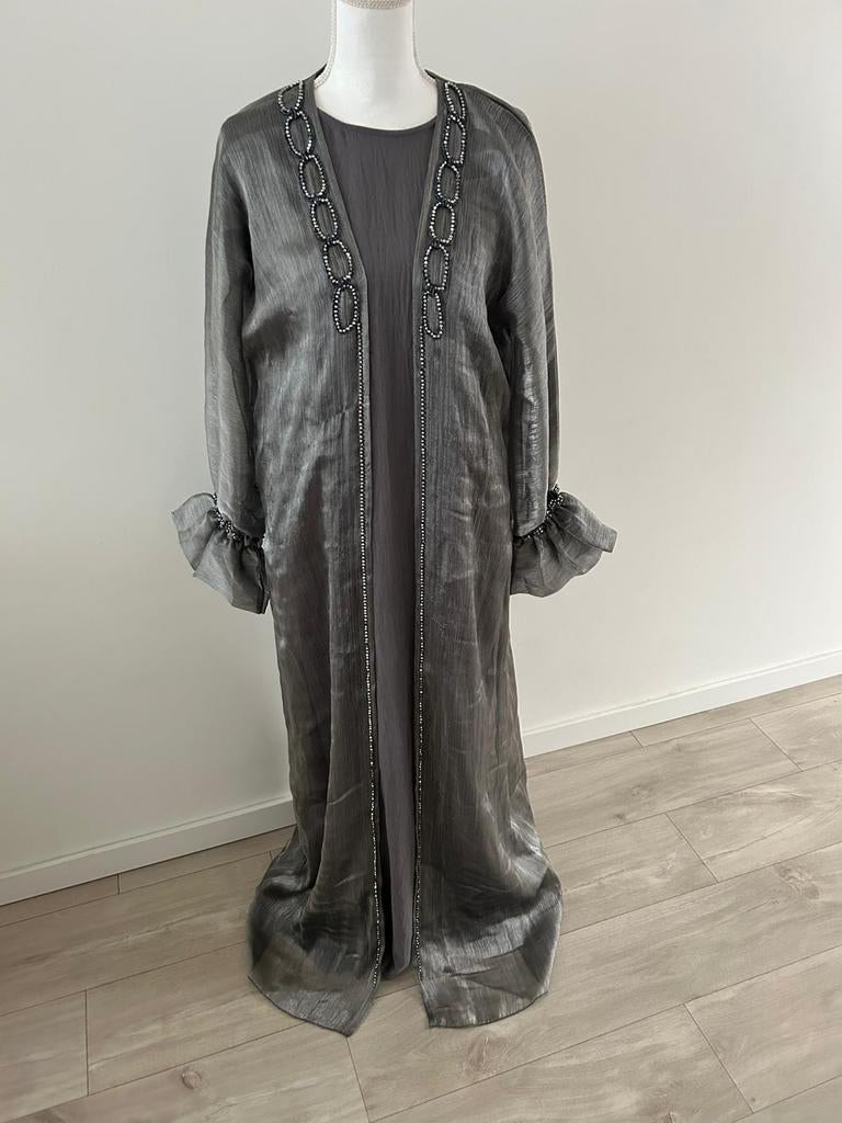 Abaya ramadan eid marokkaans jurk takshita jelaba, Ophalen of Verzenden, Zo goed als nieuw, Overige typen