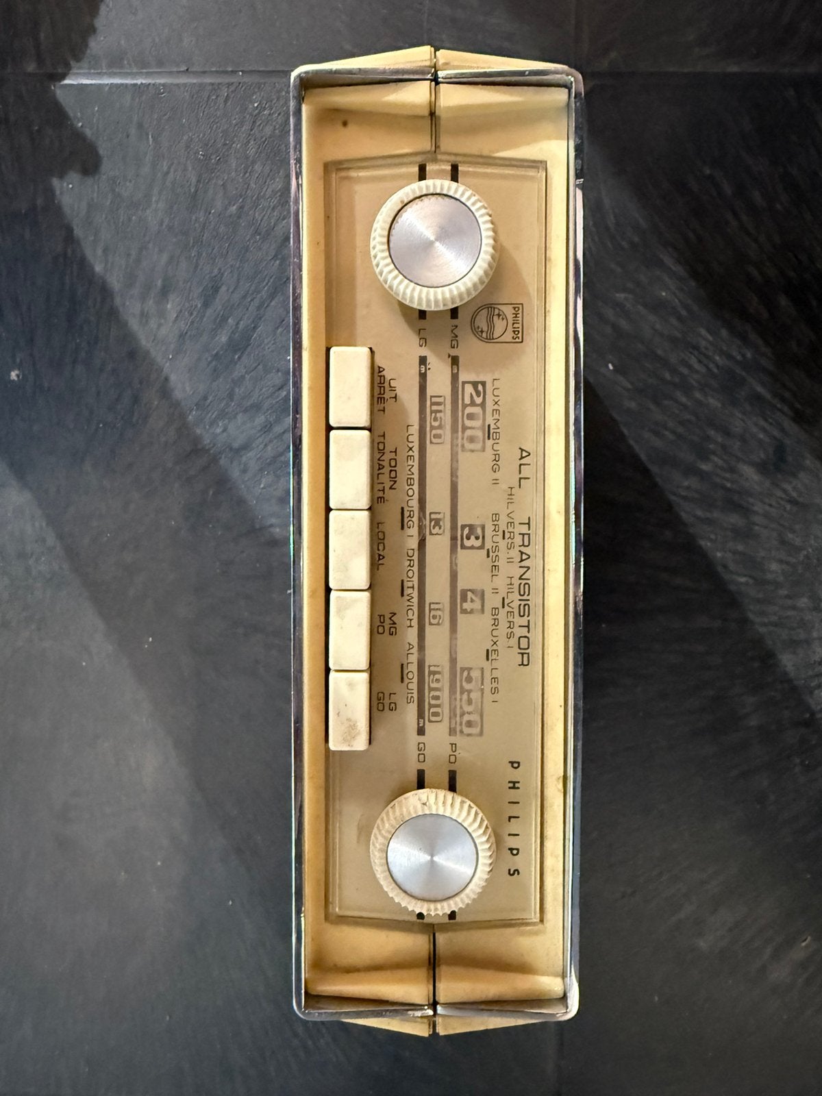 Vintage philips radio, Ophalen, Gebruikt, Transistorradio
