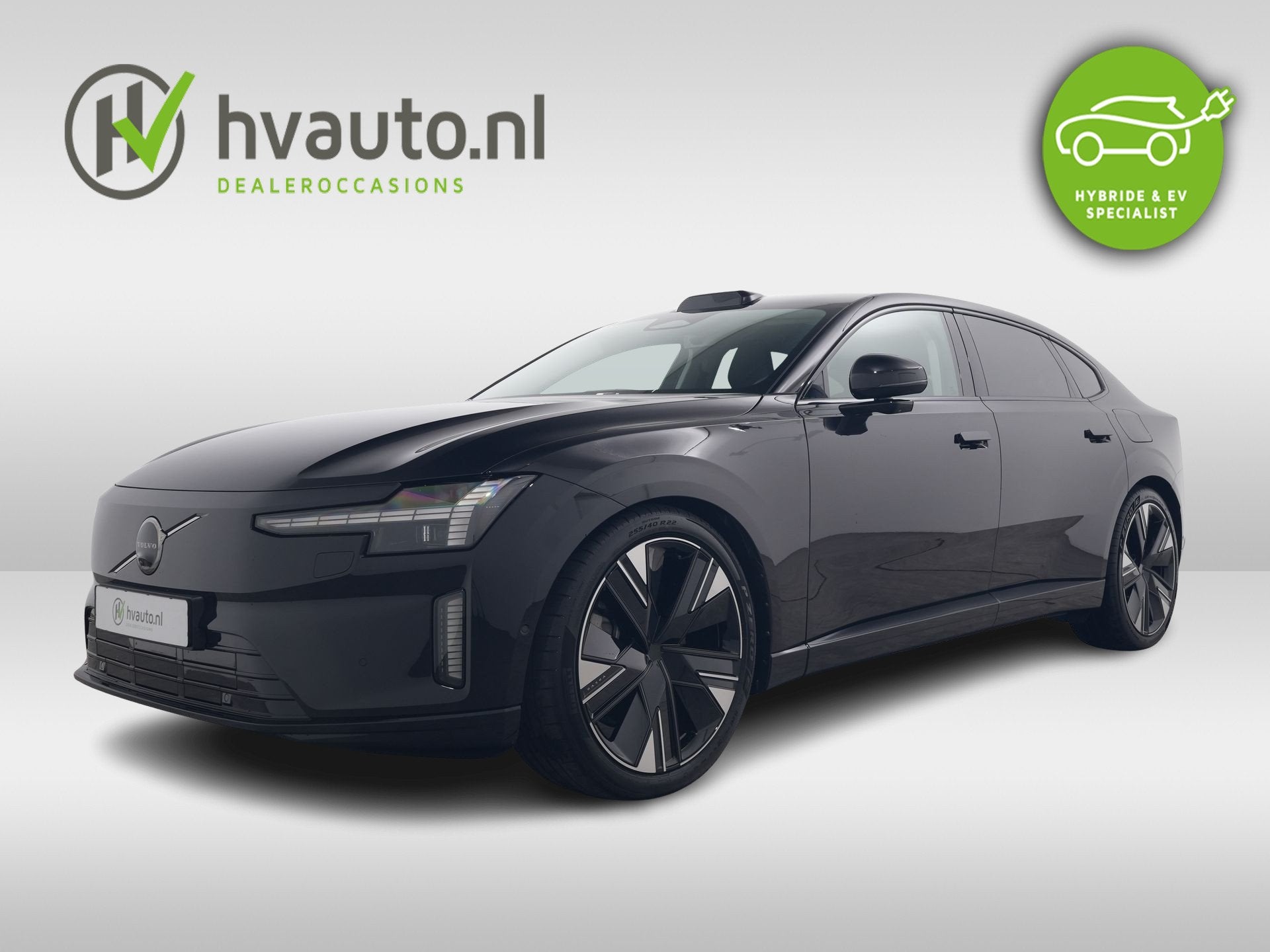 Volvo ES90 SINGLE MOTOR EXTENDED RANGE ULTRA 92 KWH | Luchtv, Auto's, Volvo, Automaat, Achterwielaandrijving, Gebruikt, Zwart