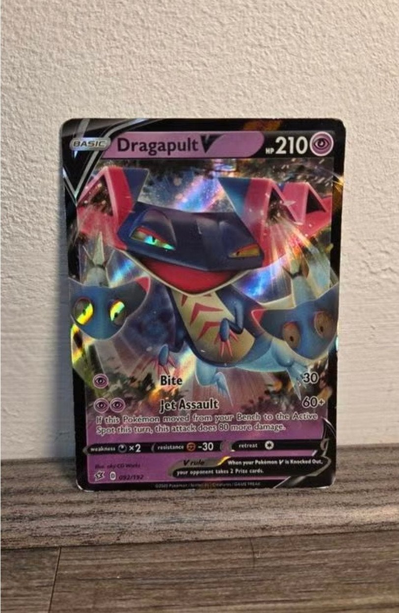 Dragapult V Pokémon Kaart (092/192) - Zo goed als nieuw, Verzenden, Zo goed als nieuw, Losse kaart