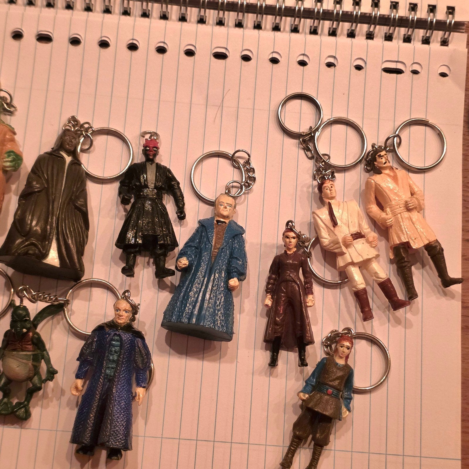 Star Wars Episode I CommTech Sleutelhangers - 12 stuks, Ophalen of Verzenden, Gebruikt, Knuffel of Figuurtje