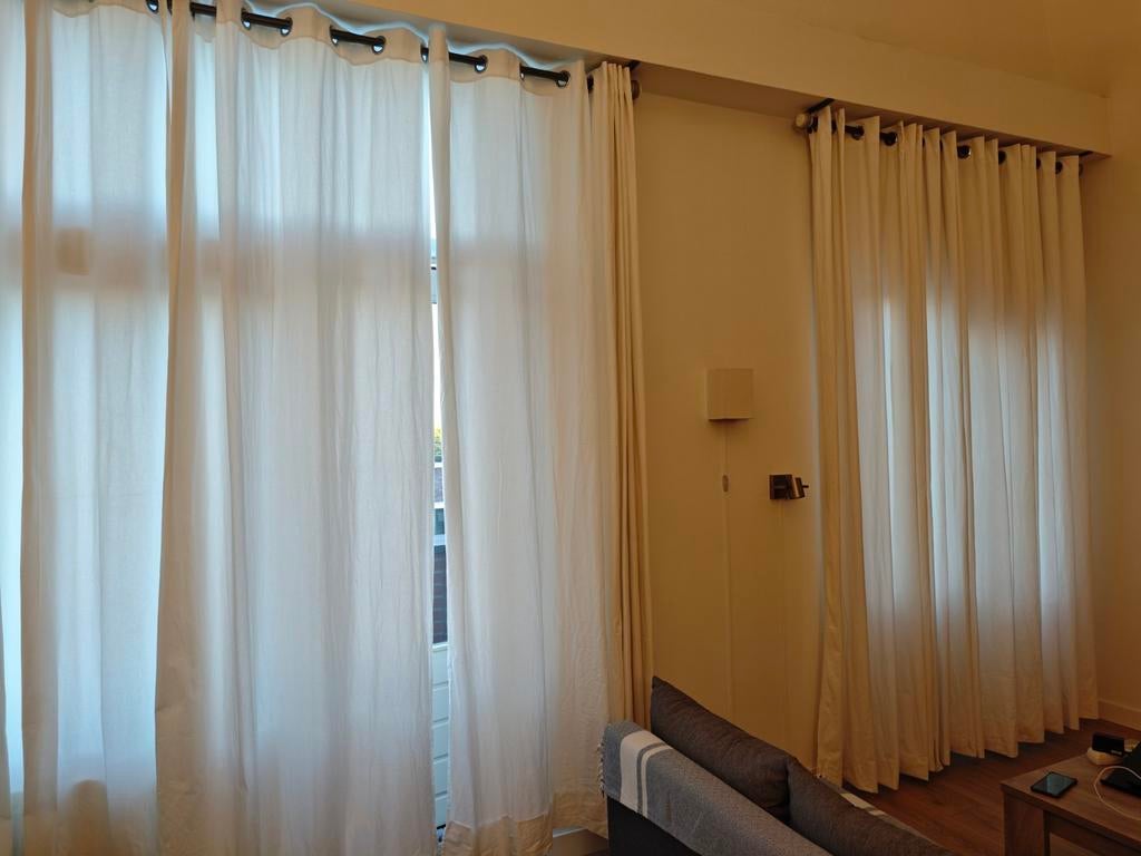 Ikea Gordijnen - Wit/Crème - Zo goed als nieuw, Ophalen, Zo goed als nieuw, Crème