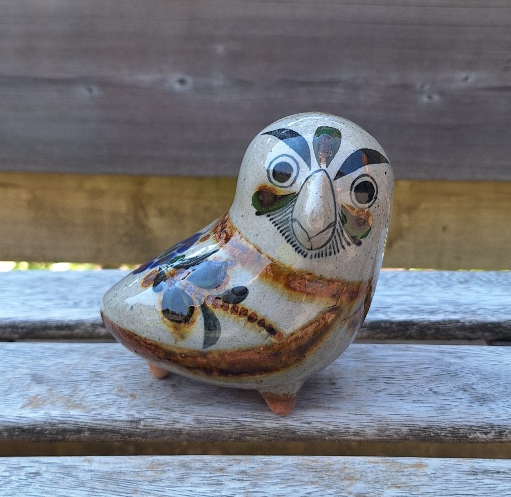 Prachtige keramische Tonala Mexico vogel., Ophalen of Verzenden, Huis en Inrichting