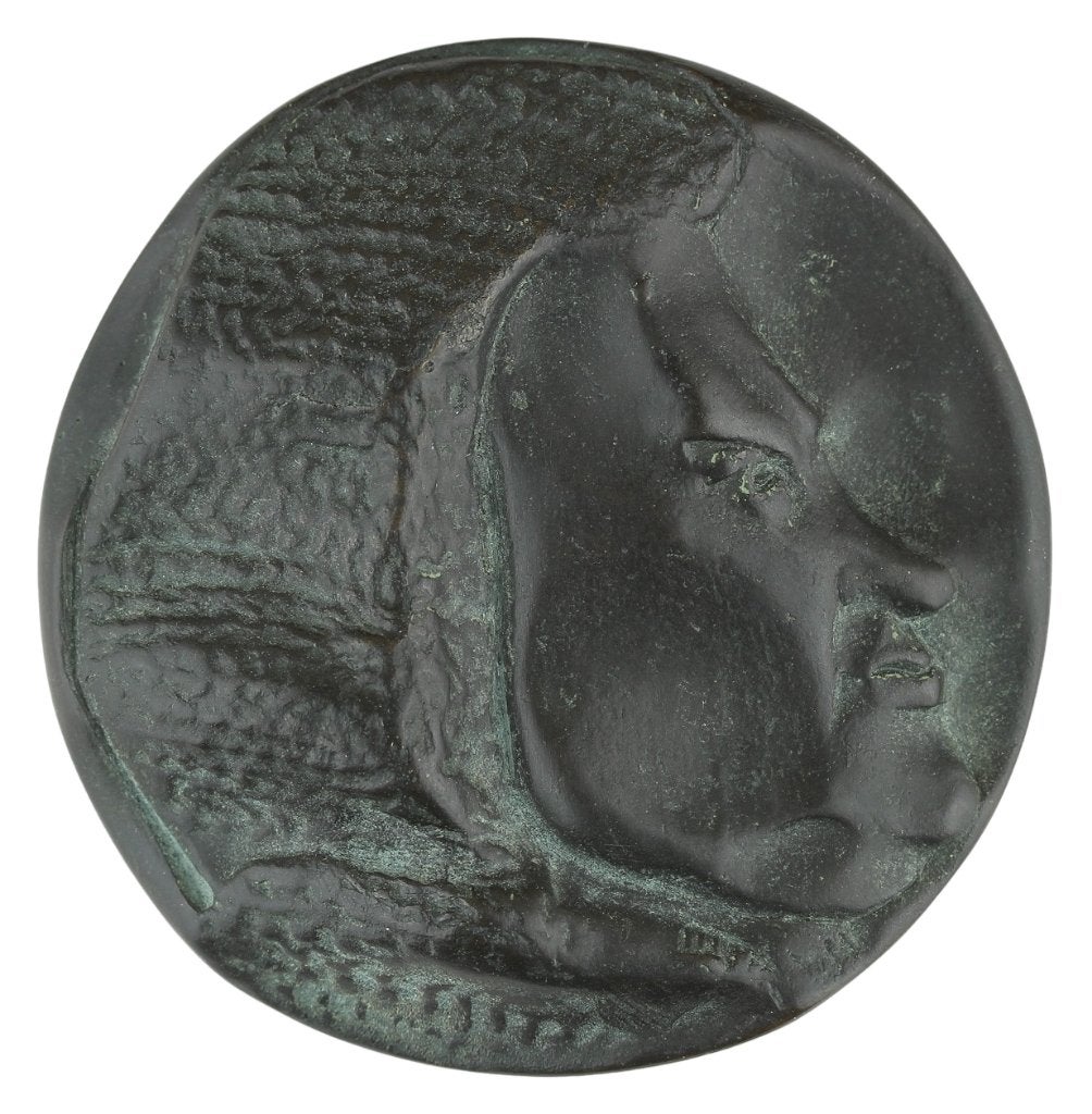 BRONZEN PENNING Jos Reniers JOHAN SEBASTIAN BACH, Verzenden, Brons, Nederland