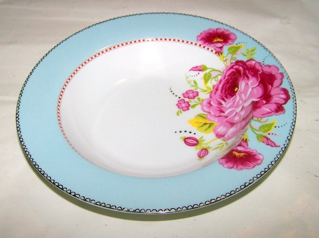 Mooi porseleinen PIP bord. Drsn. 21,5 cm. Nieuwst., Ophalen of Verzenden, Zo goed als nieuw, Bord(en), Wedgwood