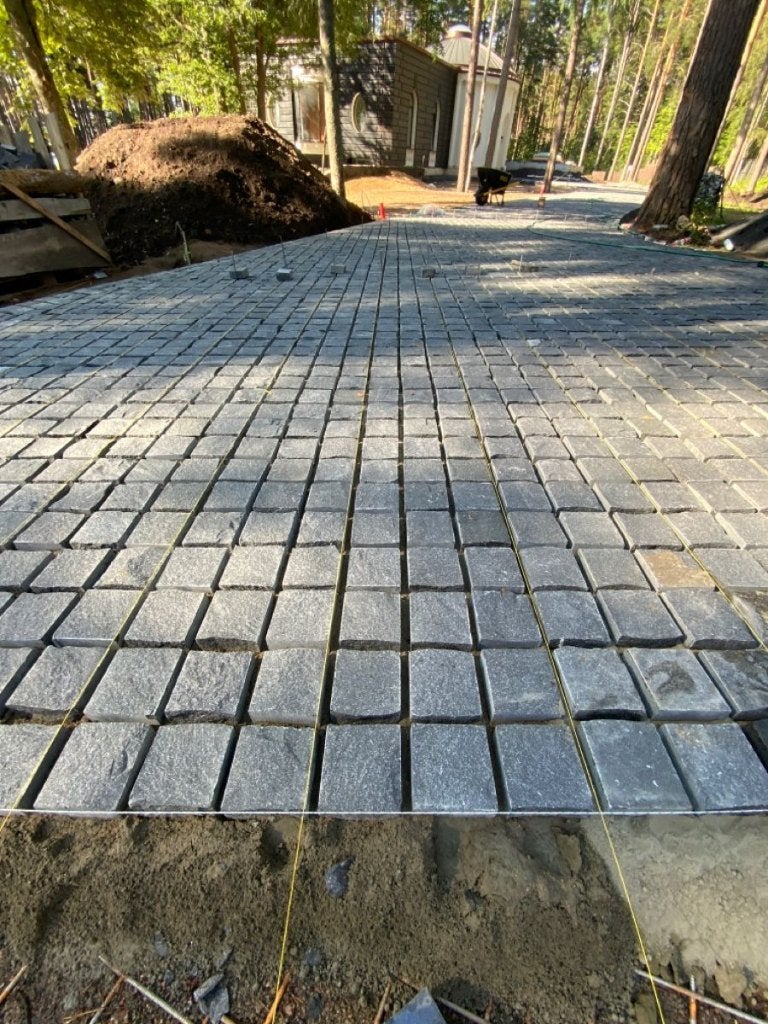 Kinderkoppen-Dark Basalt Vietnam  10x10-14x14x5-7cm voorraad, Ophalen, Overige materialen, Nieuw, Minder dan 20 cm
