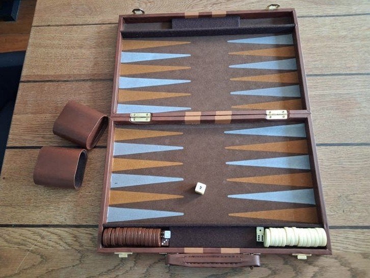 backgammon spel tric trac koffer, Ophalen of Verzenden