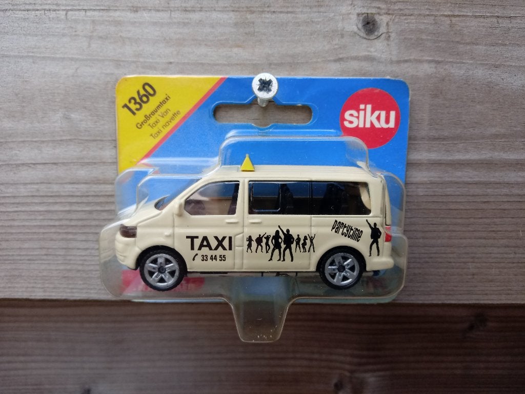 Volkswagen Transporter Taxi Siku 1360, Ophalen, Nieuw, Auto
