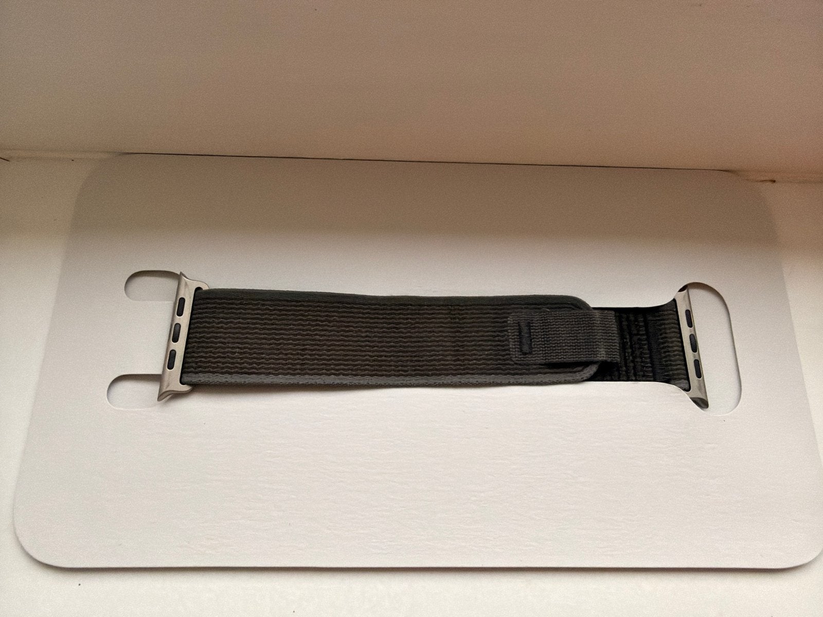 Apple Watch Trail Loop Band - Blue/Black - zo goed als nieuw, Ophalen, Zo goed als nieuw, Blauw, IOS