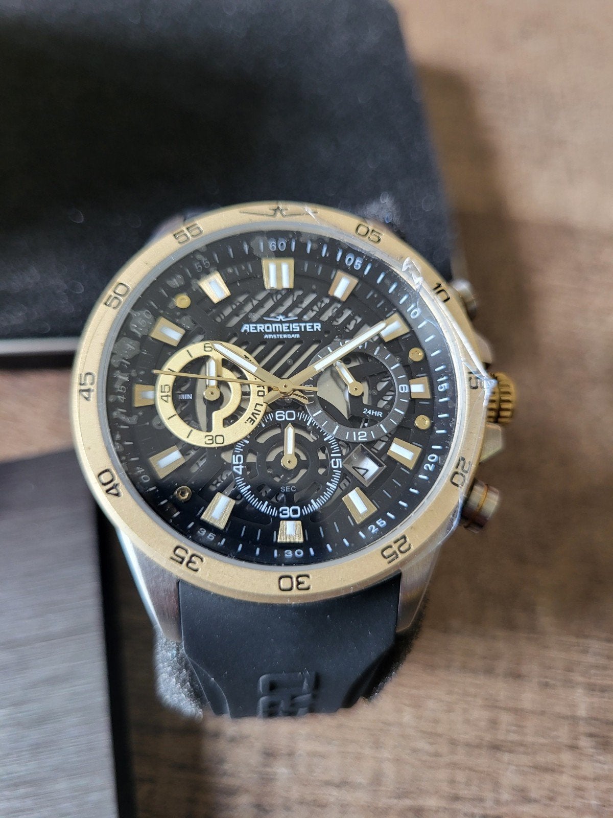 Aeromeister Amsterdam Herenhorloge - Nieuw, Staal, Polshorloge, Nieuw, Kunststof