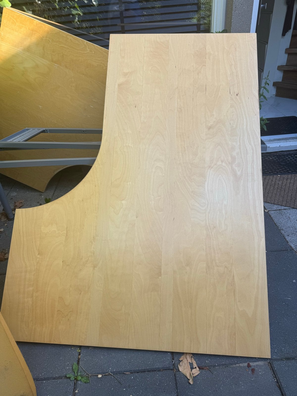 IKEA Ruim hoekbureau van hout, ideaal voor thuiskantoor, Ophalen, Gebruikt, Hout, Hoekbureau