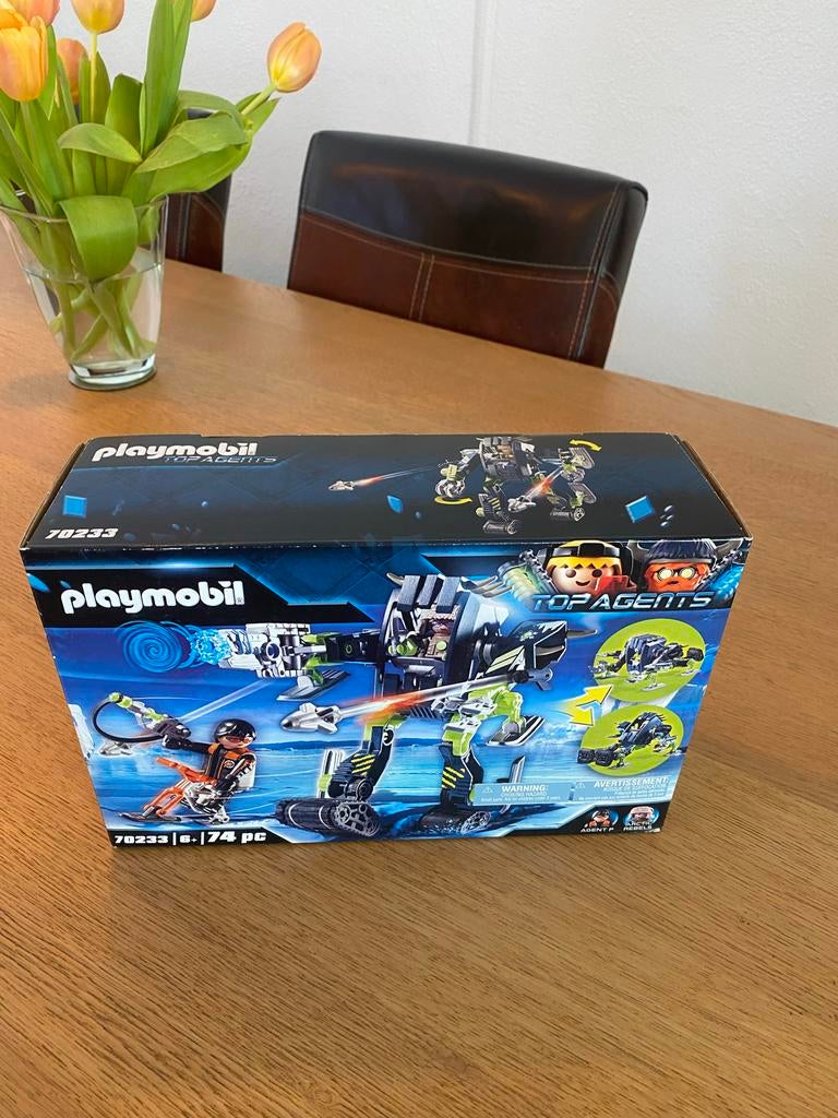 Playmobil Top Agents Sneeuwrobot 70233 - Nieuw in doos, Ophalen of Verzenden, Nieuw, Complete set