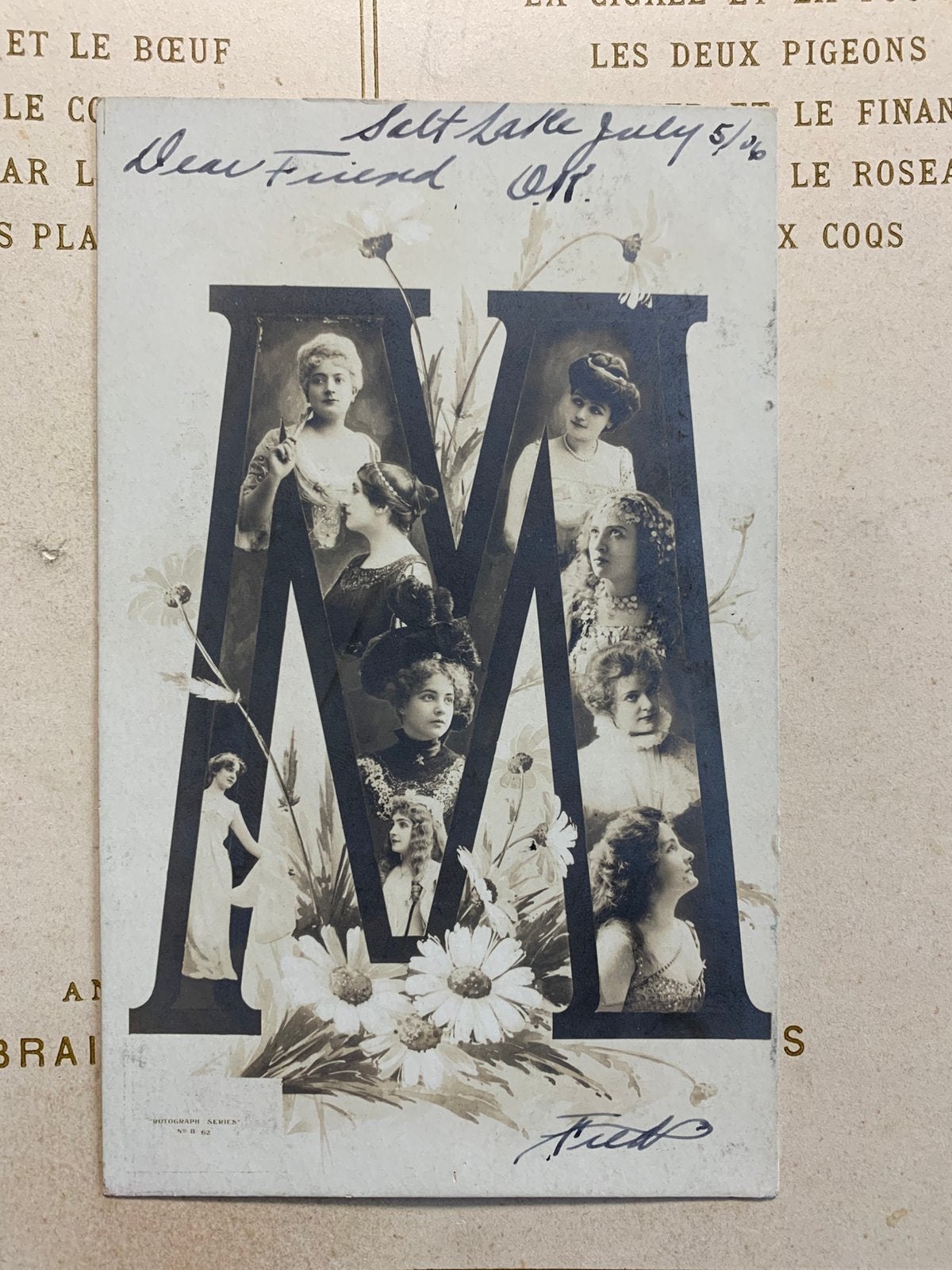 5-7-1906 Art Nouveau - Letterkaart - M (MH), Ophalen of Verzenden, Voor 1920, Gelopen, Overige thema's