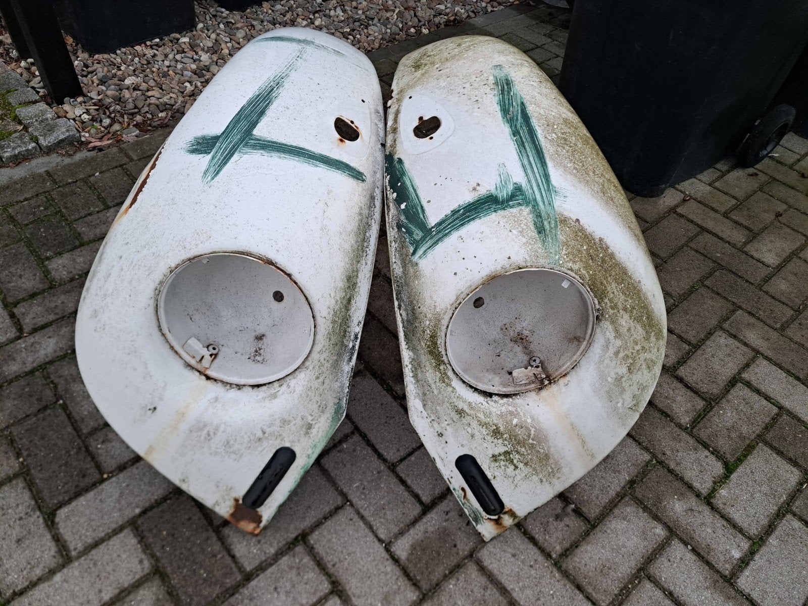 Spatborden links en rechts voor VW Kever na '67 + koplampen, Ophalen of Verzenden