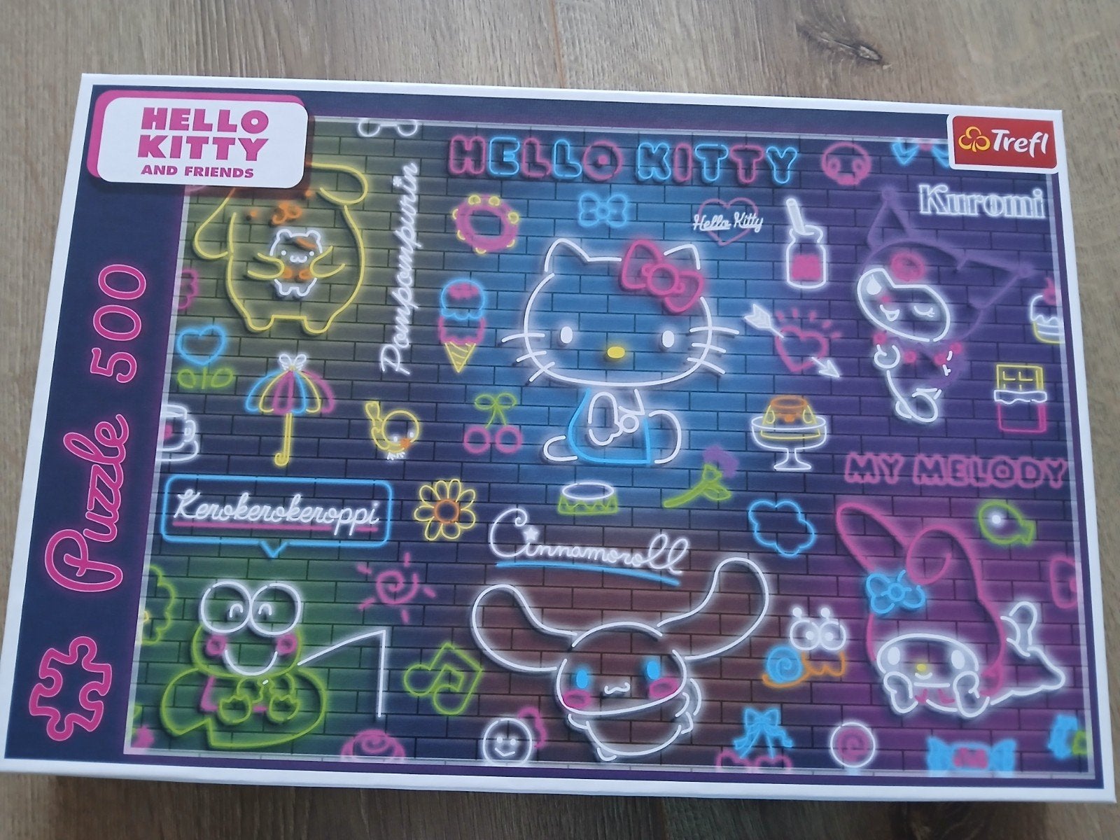 Trefl puzzel 500 stukjes hello kitty & friends, Ophalen, 500 t/m 1500 stukjes, Zo goed als nieuw, Legpuzzel
