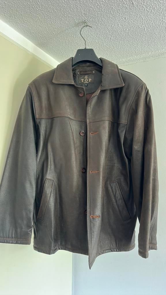 Leren jas. Als nieuw, Ophalen of Verzenden, Zo goed als nieuw, Maat 56/58 (XL), Zwart