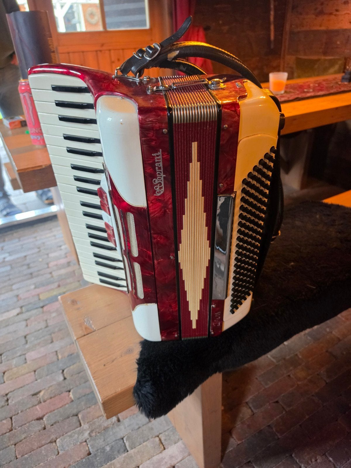 Soprani Accordeon - Volledig Werkend, Gebruikt, Met riemen, Toetsaccordeon, Ophalen