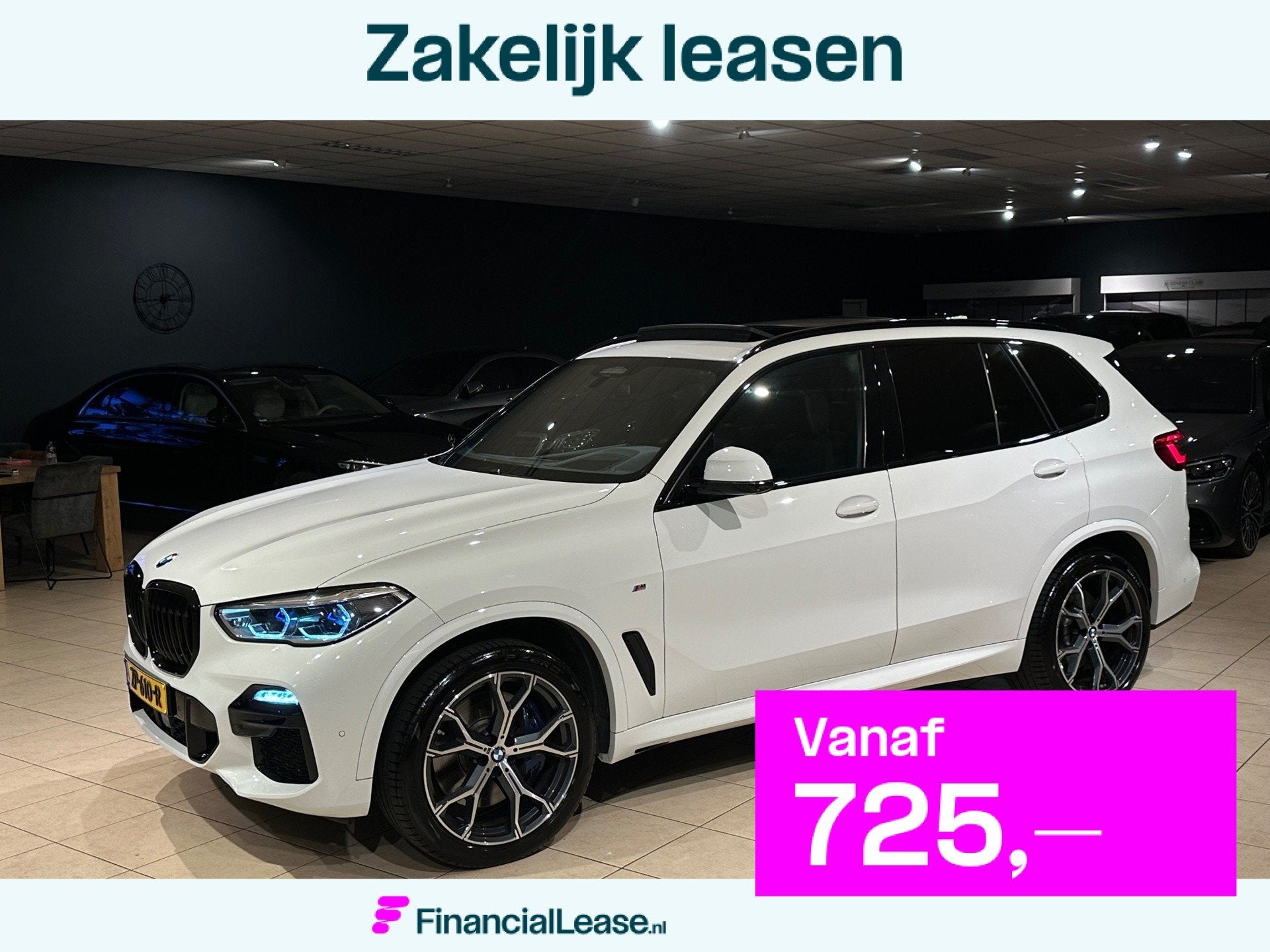 BMW X5 XDrive40i M-SPORT/LASER/TREKHAAK/PANO/ACC/HUD, Automaat, Gebruikt, Bedrijf, Vierwielaandrijving