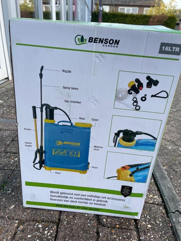 Benson Onkruidspuit 16 liter, Ophalen of Verzenden, Nieuw, Onkruidbestrijding