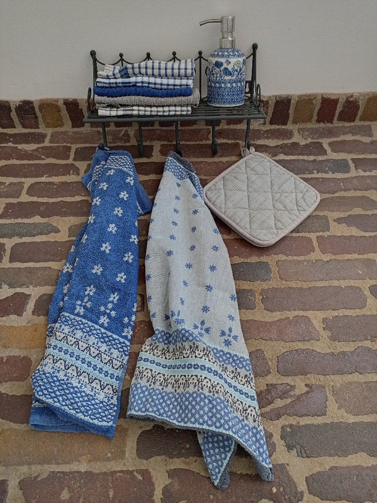 handdoeken/keuken/badkamer rekje zwart/metaal, Ophalen of Verzenden, Gebruikt