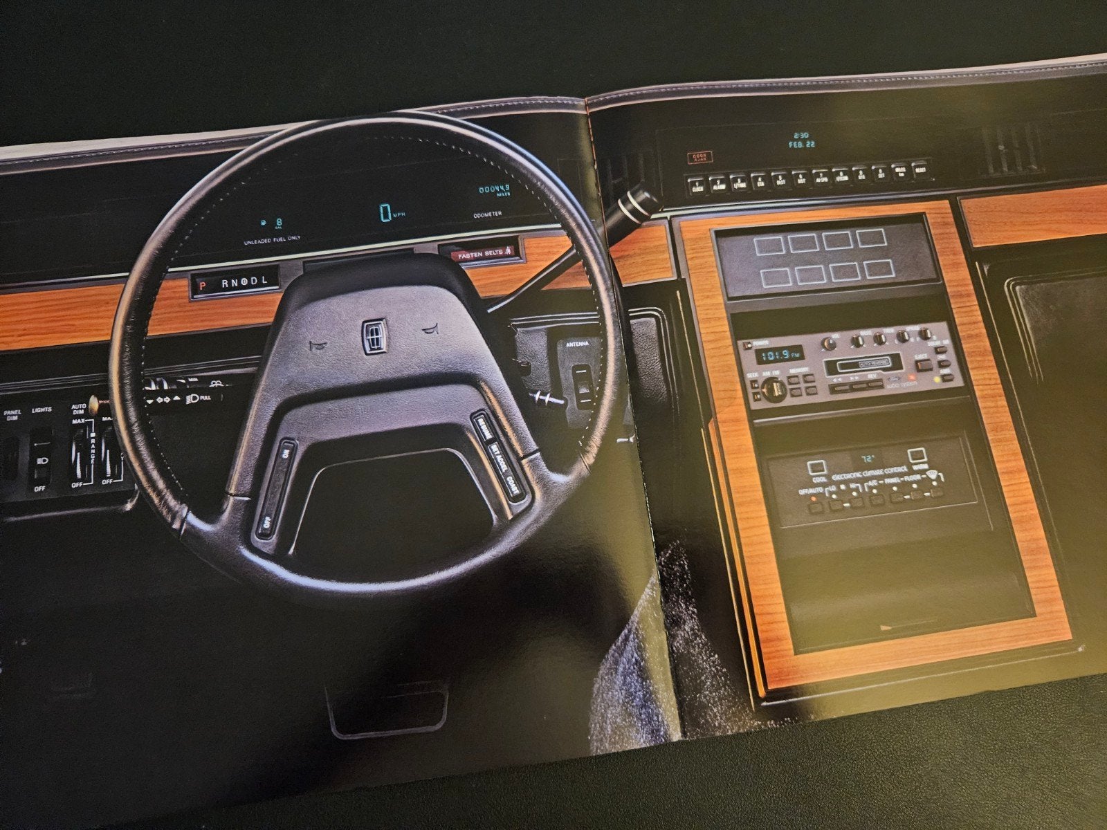 Brochure Lincoln Continental 1986 USA, Ophalen of Verzenden, Zo goed als nieuw, Overige merken