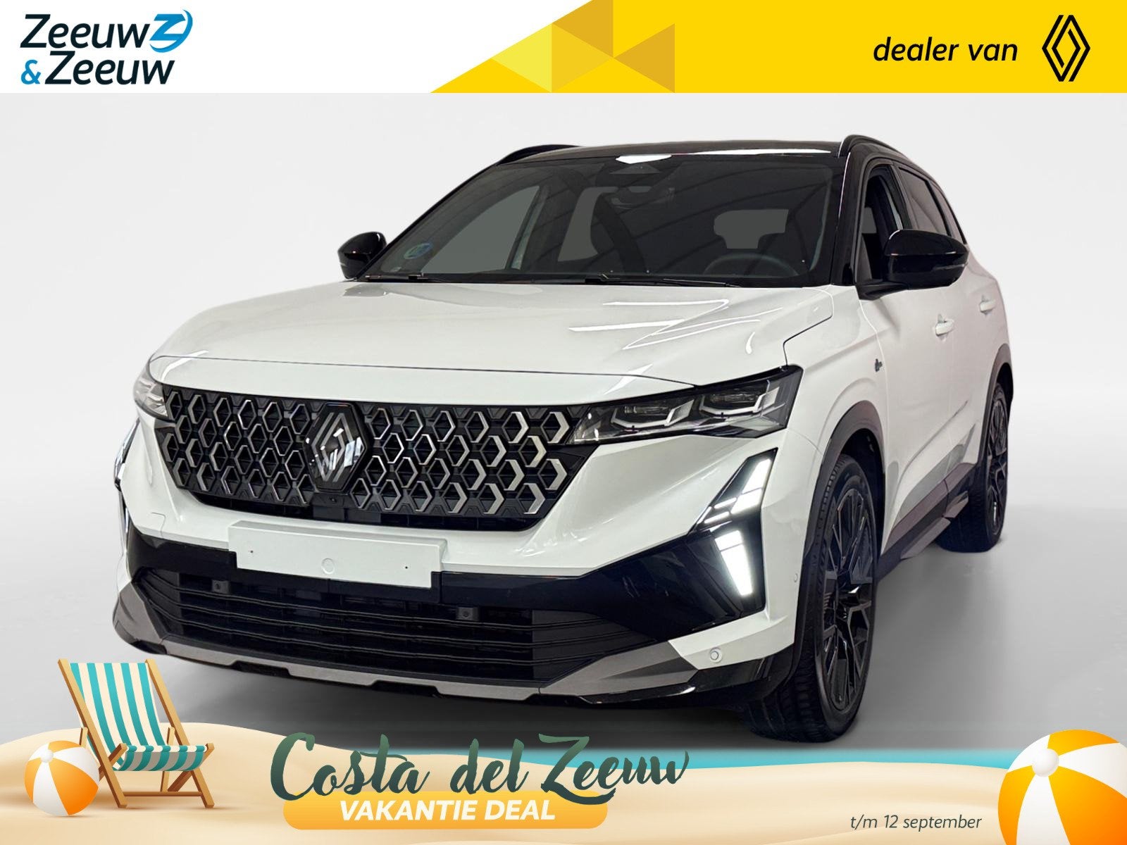 Renault Austral 1.2 E-Tech full hybrid 200 esprit Alpine | 3, Auto's, 12 maanden, Gebruikt, 1199 cc, Wit