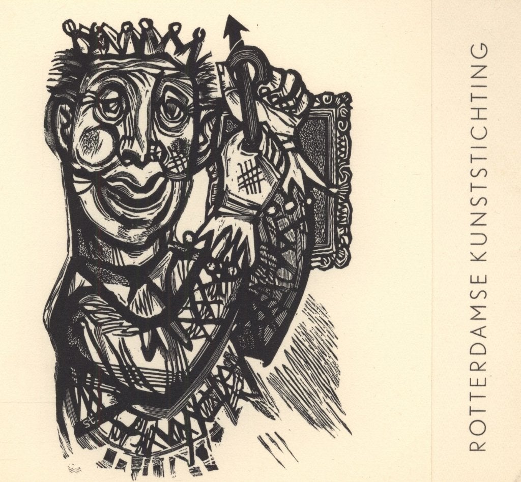 0655 Ex Libris Nederland : Lou Strik, 1961, Verzenden, Ex libris