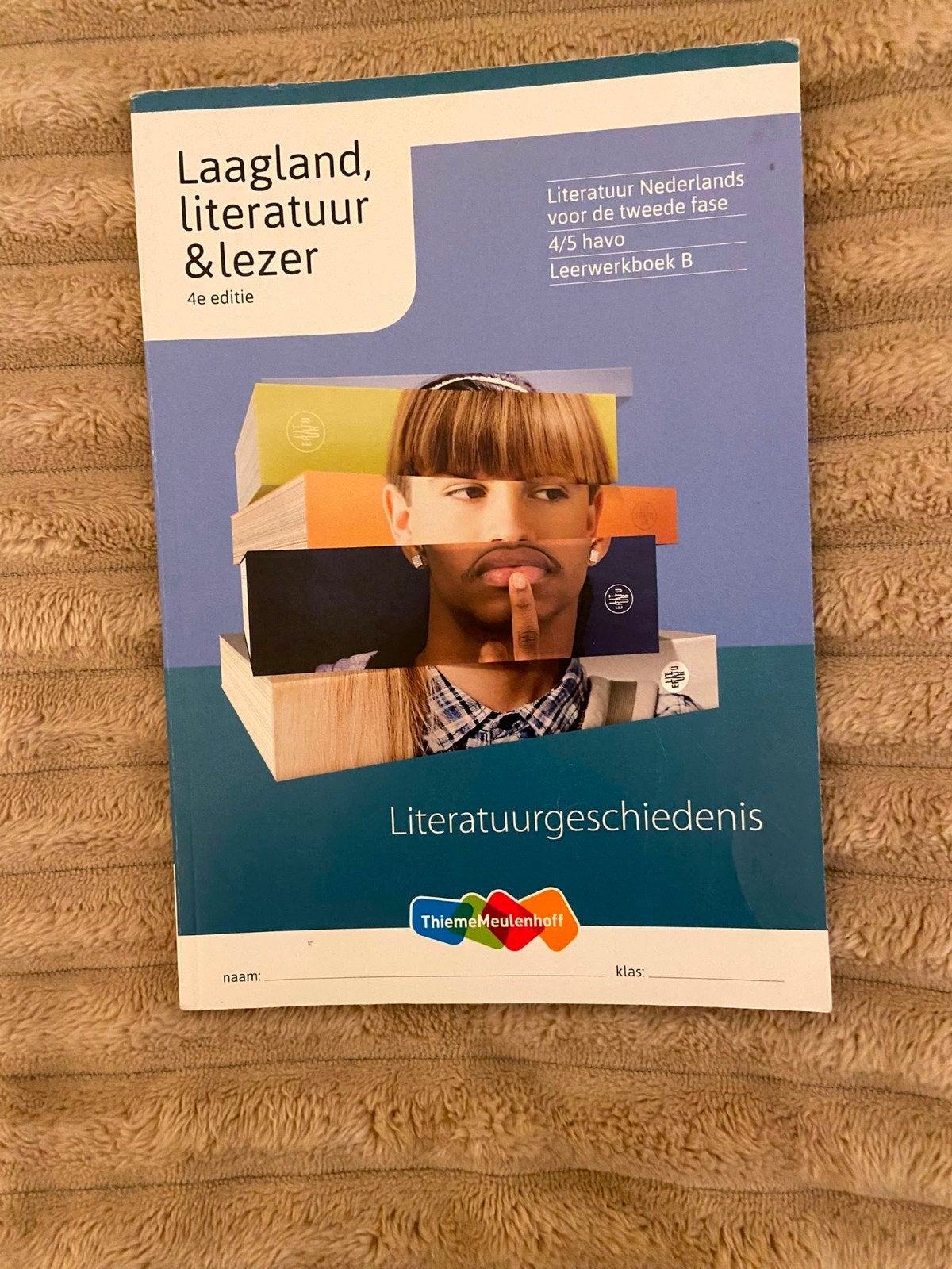 Laagland, literatuur & lezer 4e editie havo/vwo, Zo goed als nieuw, Gerrit van der Meulen, Willem van der Pol, Alpha, HBO